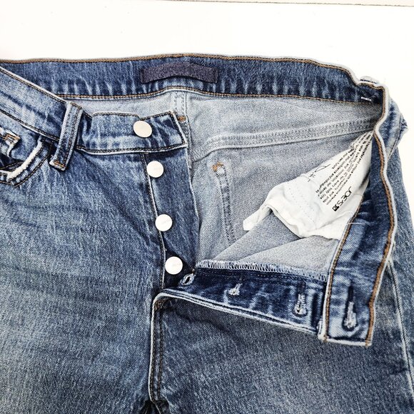 Joe's Jeans Button-Fly Mid-Rise Slim Boyfriend The Scout Womens‎ Size 27 - Picture 2 of 11